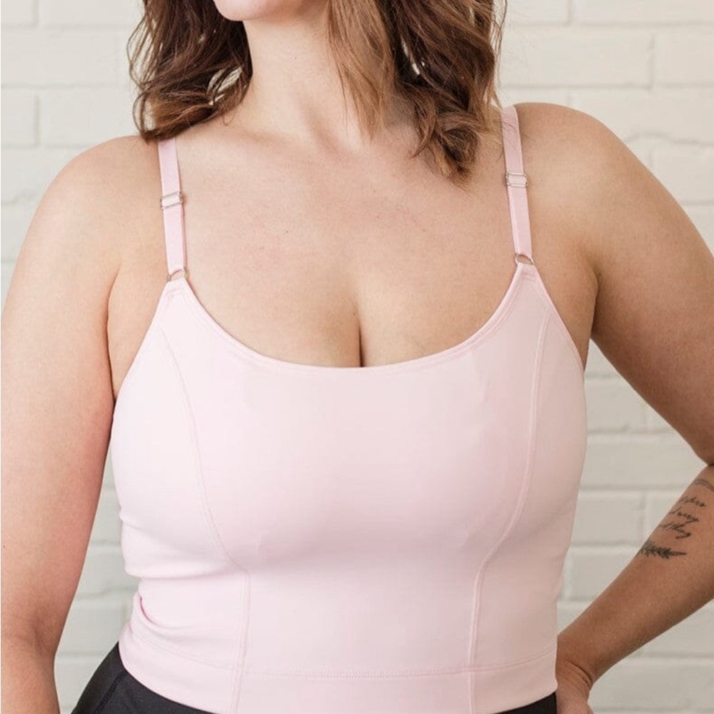 Davin & Adley Amelia Nursing & Pumping Cami - Pink - Size M